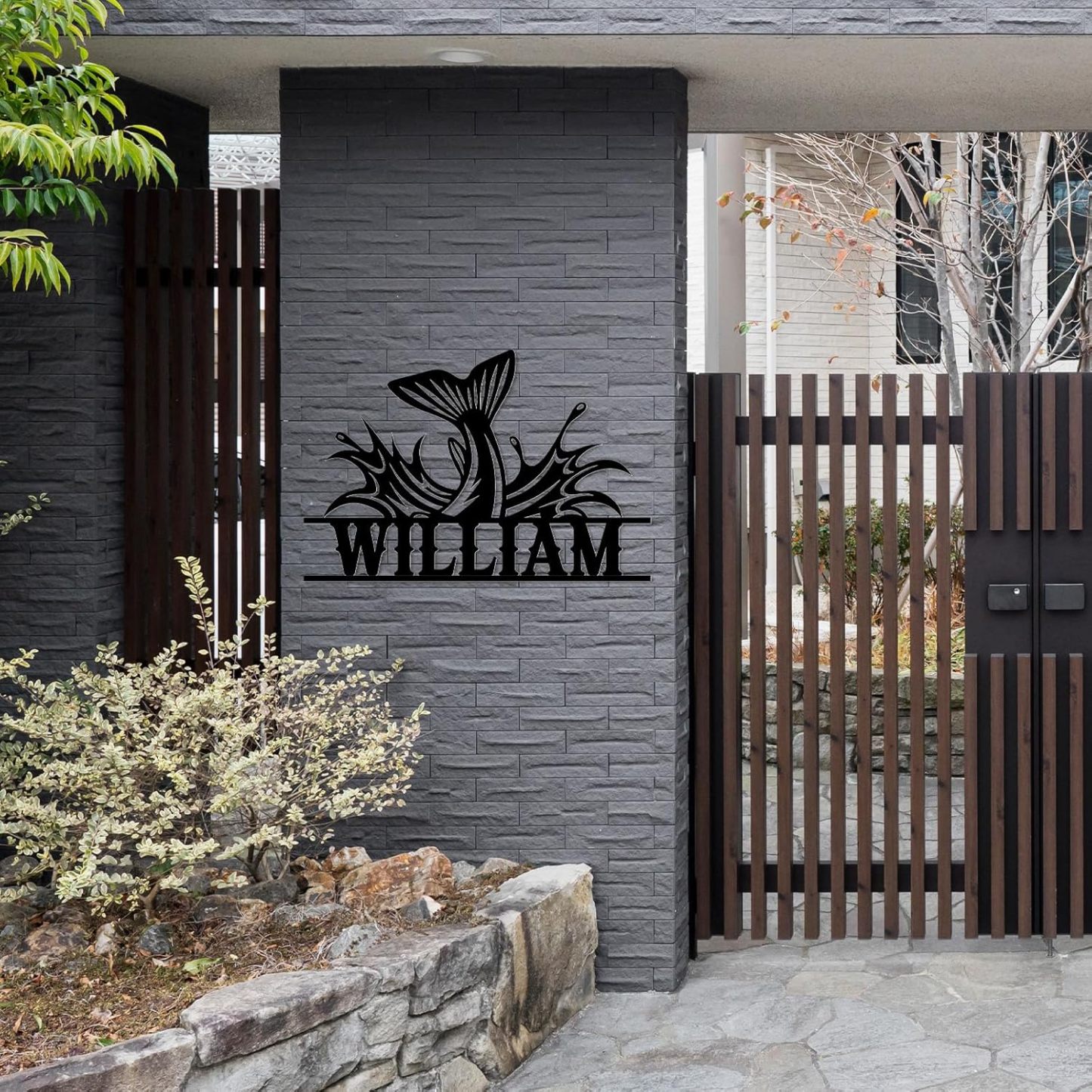 Personalized Largemouth Bass Metal Sign, Custom Fishing Last Name Sign for Home, Fish Family Signs Wall Decor-MetalsignX