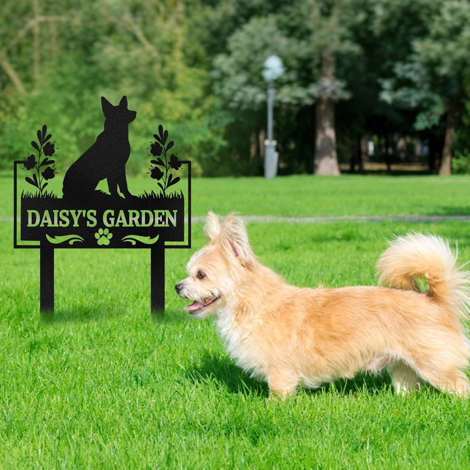 Custom Iron Pet Memorial Plaque , Forever Remembrance for Your Furry Friends-MetalsignX