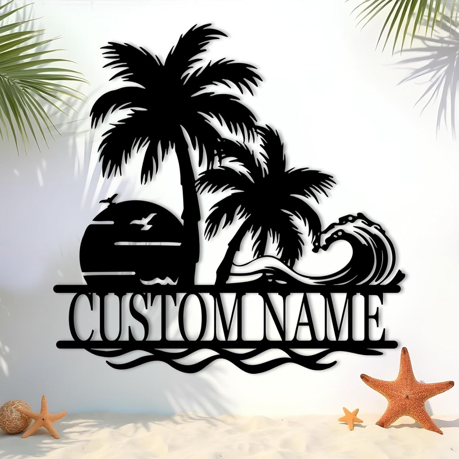 Personalized Lighthouse Metal Sign – Custom Nautical Outdoor Wall Decor for Beach House & Cabin-MetalsignX