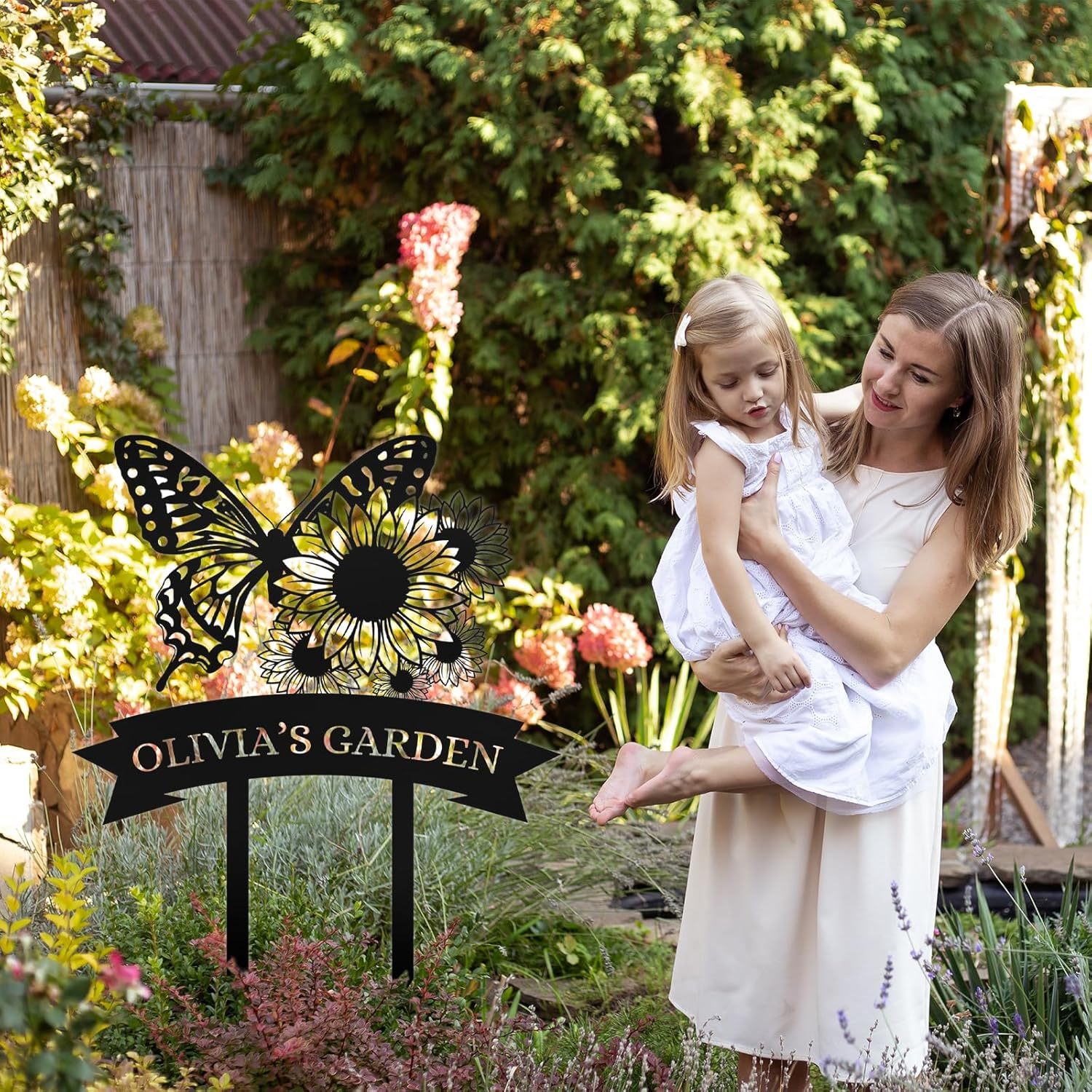 Personalized Garden Signs  | Garden Signs Decorative Outdoor | Gardening Decor Gifts-MetalsignX