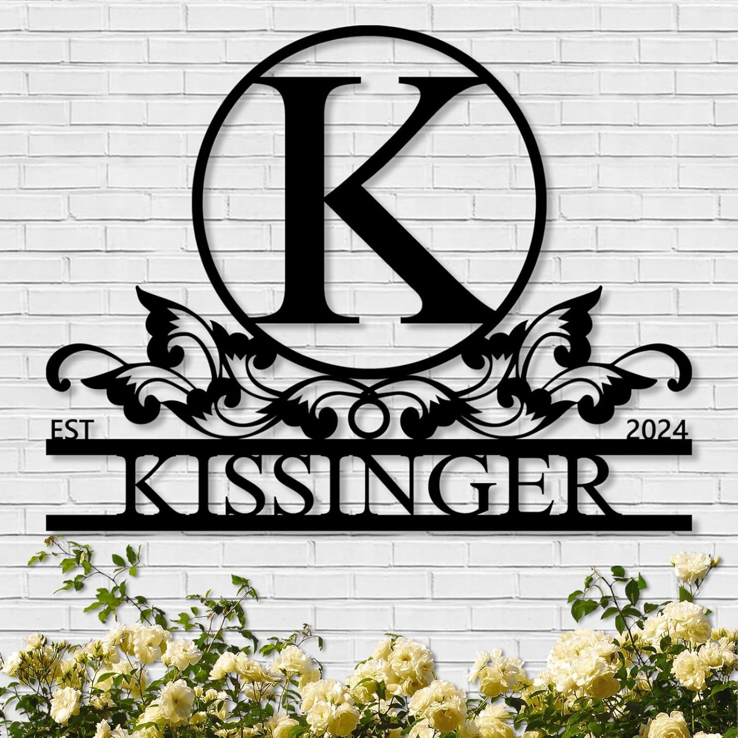 Personalized Metal Name Signs, Home Decor Sign, Metal Wall Art, Personalized Wedding/Housewarming Gift ms009-MetalsignX