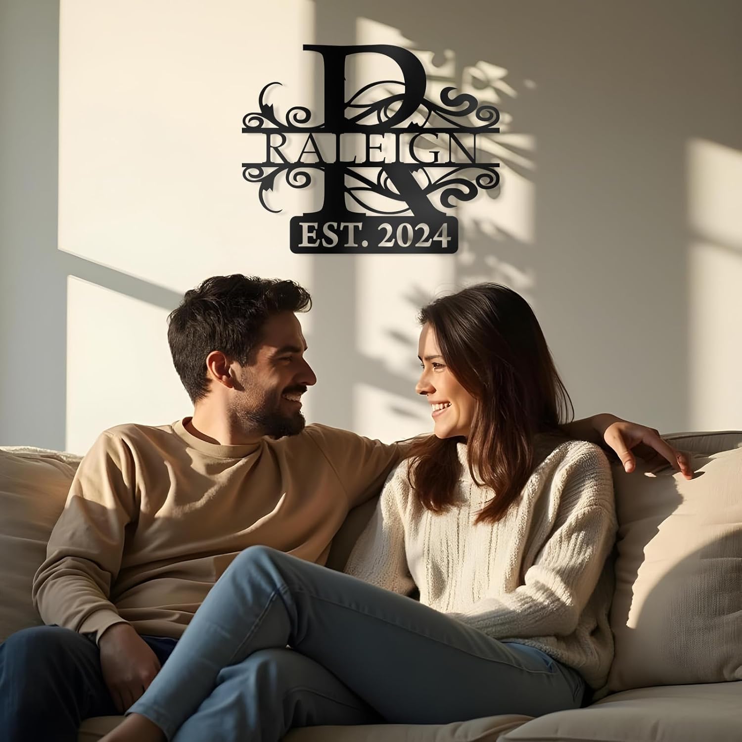 Personalized Deer Metal Cabin Sign | Custom Family Name Sign | Deer Hunter Gift -MetalsignX