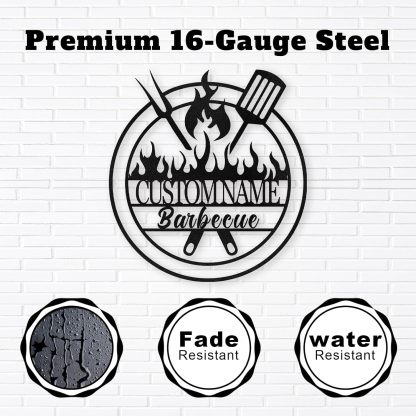 Personalized Kitchen Metal Sign - Wine & Coffee-Themed Metal Kitchen Decor-MetalsignX