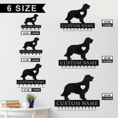 Personalized Key Holder on Wall, Custom Key Hanger Wall Mount with Name-MetalsignX