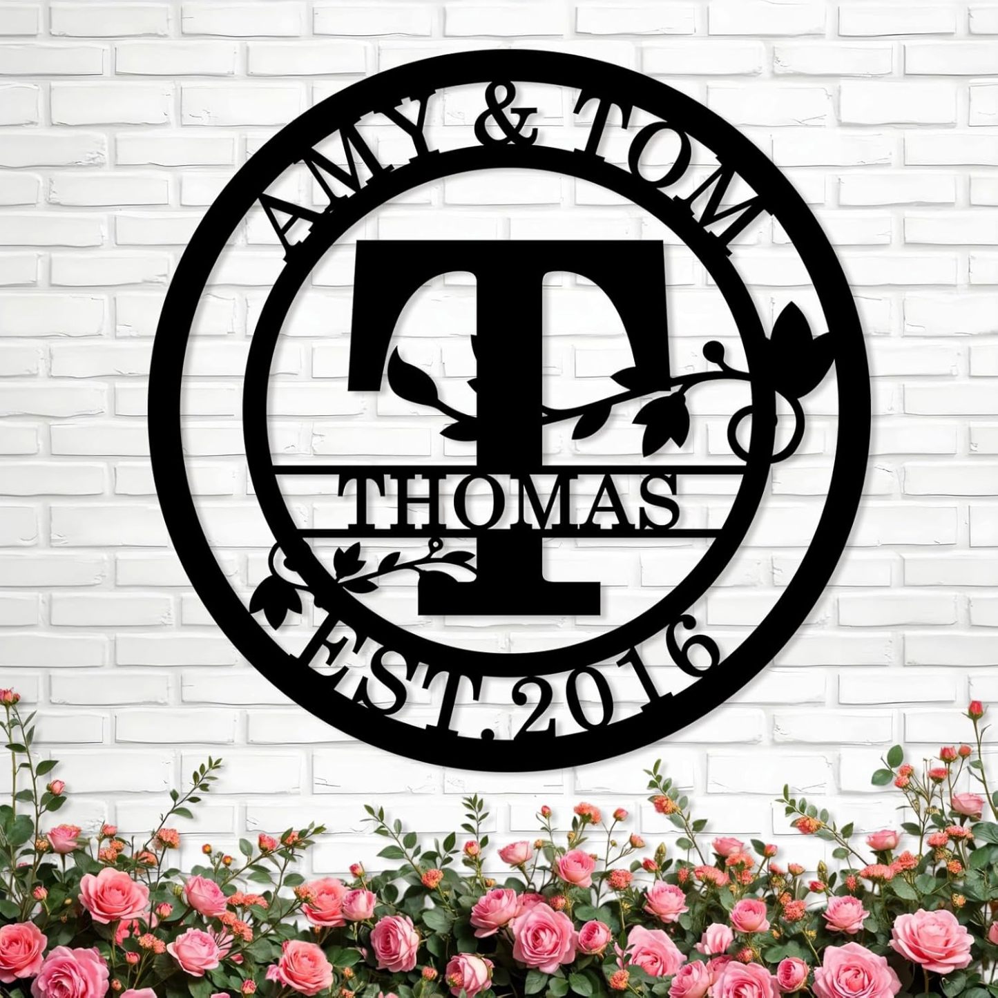 Personalized Metal Bear Sign, Custom Family Last Name Sign | Rustic Cabin and Outdoor Wall Decor-MetalsignX