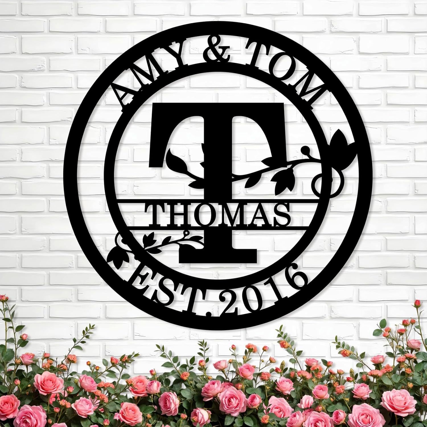 Personalized Metal Bear Sign, Custom Family Last Name Sign | Rustic Cabin and Outdoor Wall Decor-MetalsignX