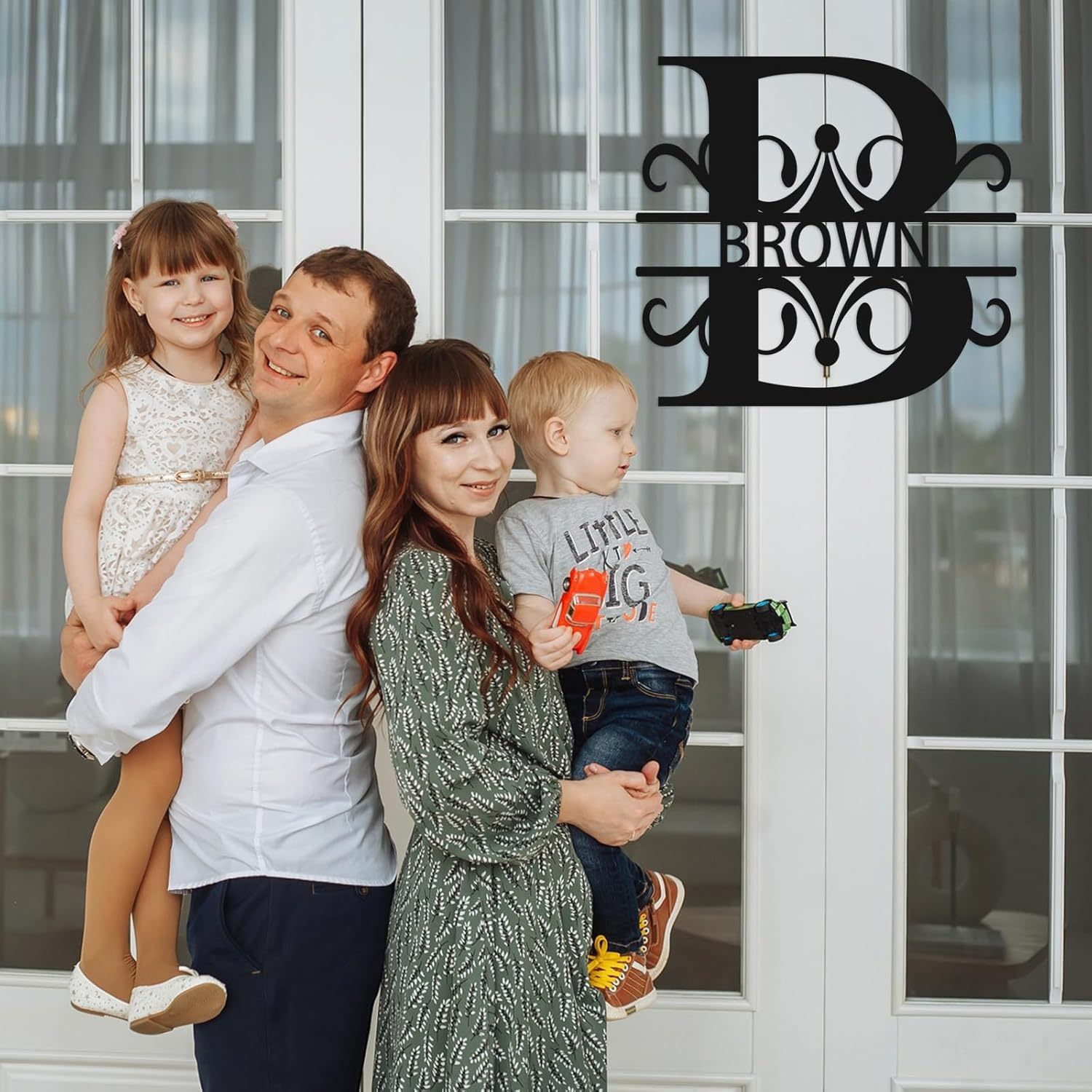 Custom Name Metal Signs, Last Name Sign, Wedding/Couple/Housewarming Gift-MetalsignX