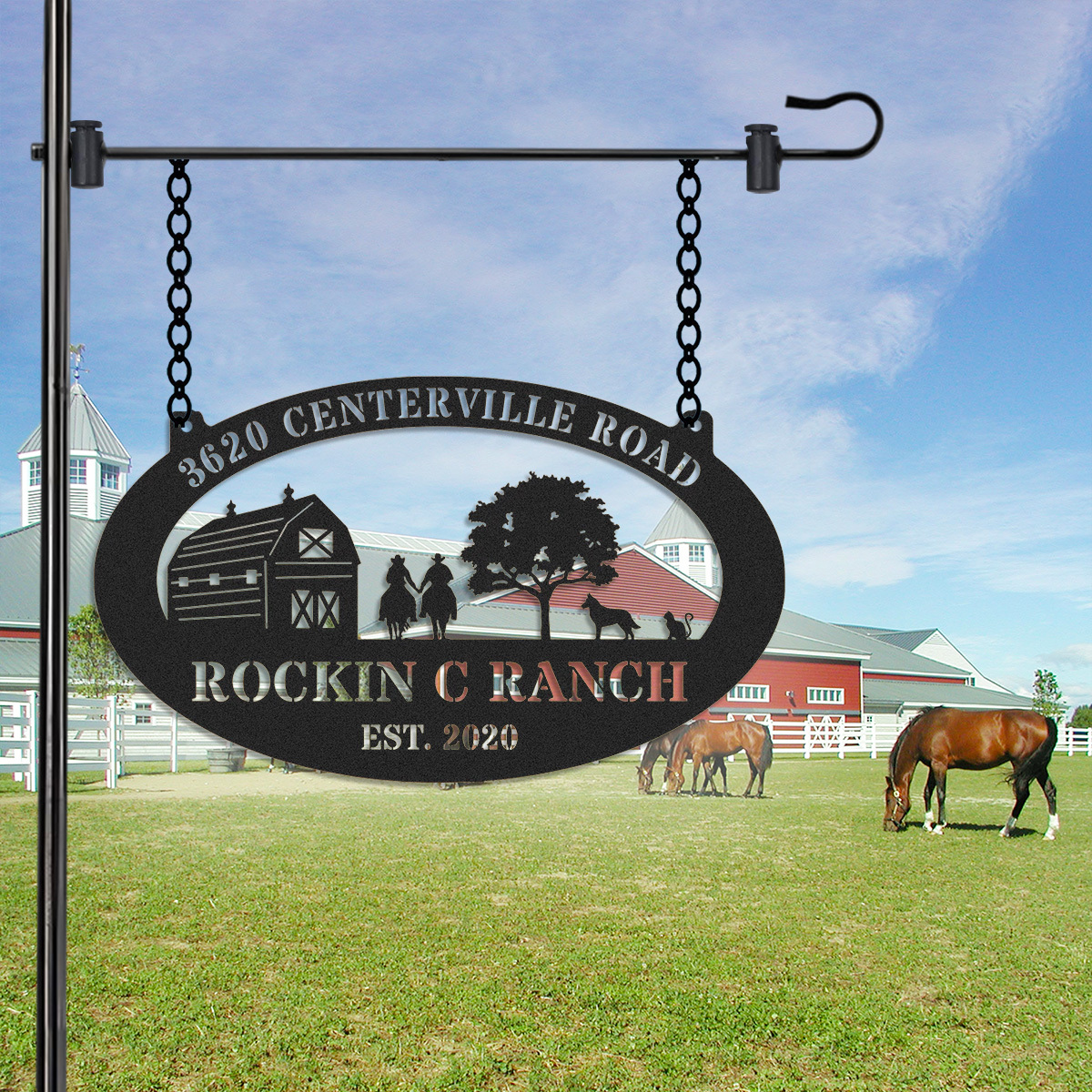 Personalized Your Farmhouse Metal Sign, Custom Your Farm, Farm Metal Sign, Farm Decor, Barn Sign, Ranch Decor, Farm Gate Sign