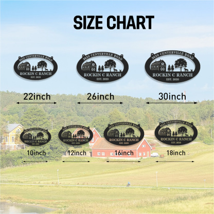 Personalized Your Farmhouse Metal Sign, Custom Your Farm, Farm Metal Sign, Farm Decor, Barn Sign, Ranch Decor, Farm Gate Sign