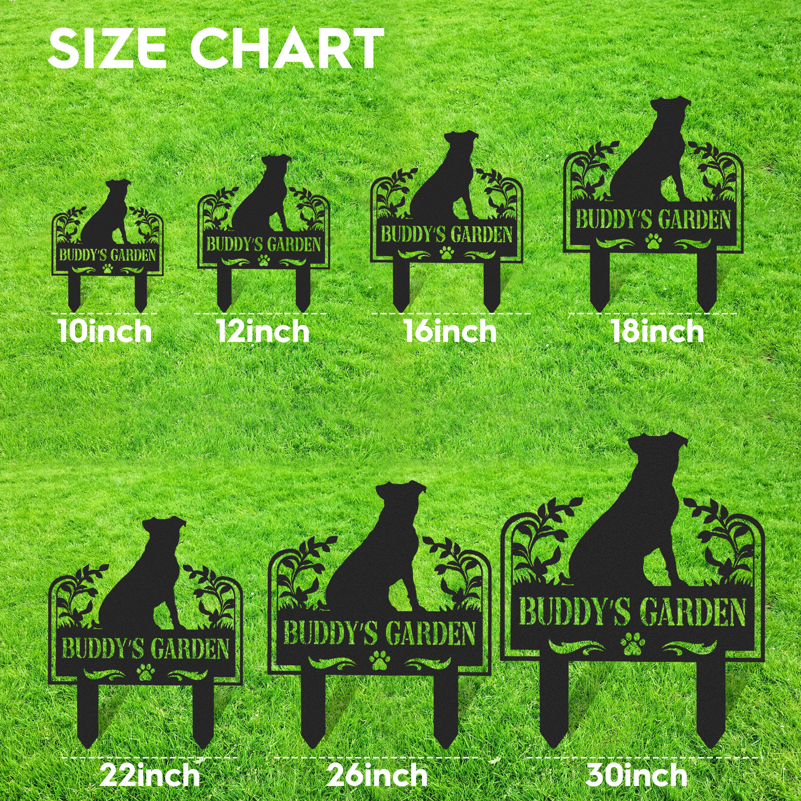 Custom Metal Pet Memorial Garden Sign, Metal Stake, Dog Garden Sign, Pet Grave Markers, Dog Loss Gifts, Remembrance Stake, Dog Lover Gift