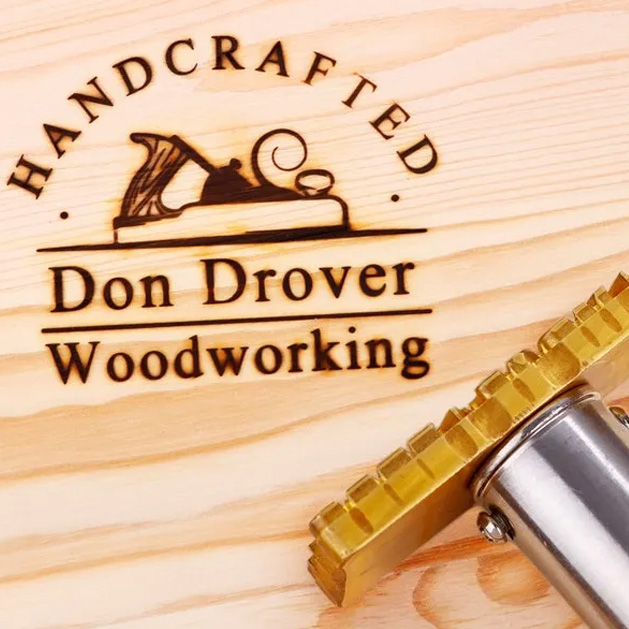 Custom woodworking branding iron with electric heater , Wood burning stamp with heater , Custom wood branding iron for gift