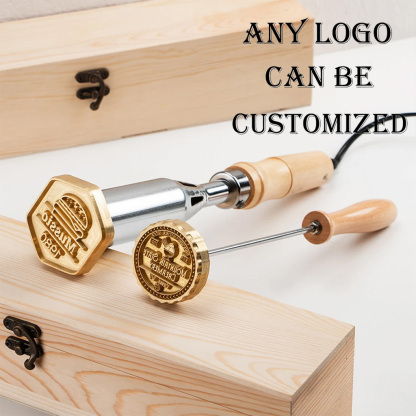 Custom Electric Branding Iron for Wood, Durable Personalized Logo Metal Branding Iron for Wood Burning Stamp Leather Meat, Handcrafted Design Weddings & Personalized Gifts