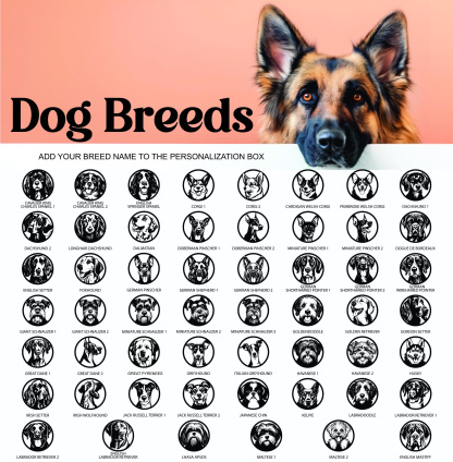 Personalized Dog Name Sign, Custom Metal Pet Sign for Labrador, French Bulldog, Corgi