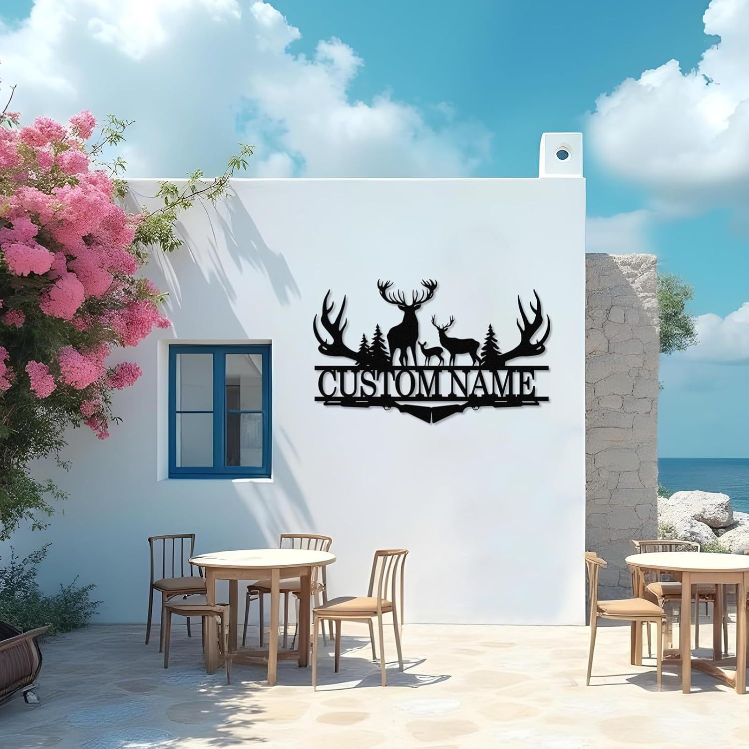 Custom Iron Animal Signs - Personalized Metal Wall Decor with Dragon, Bear, Fox & More-MetalsignX