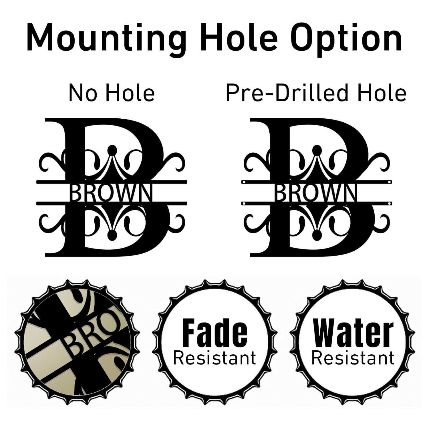 Custom Name Metal Signs, Last Name Sign, Wedding/Couple/Housewarming Gift-MetalsignX