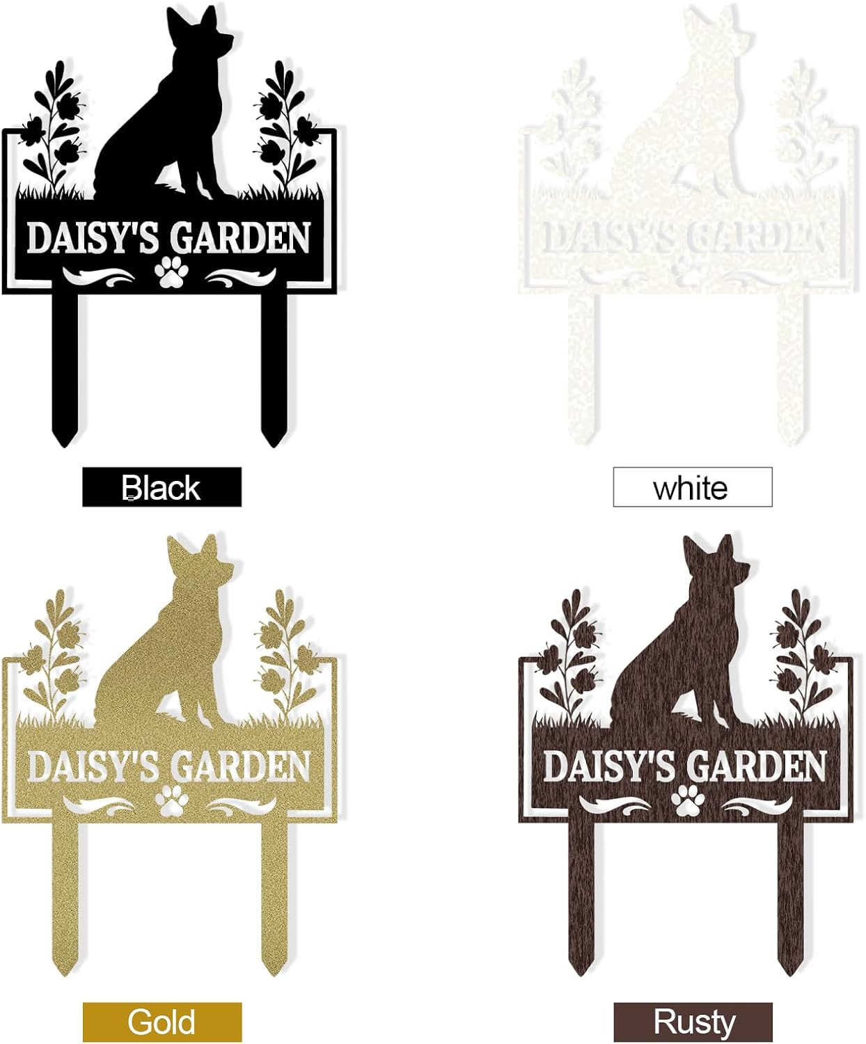 Custom Iron Pet Memorial Plaque , Forever Remembrance for Your Furry Friends-MetalsignX