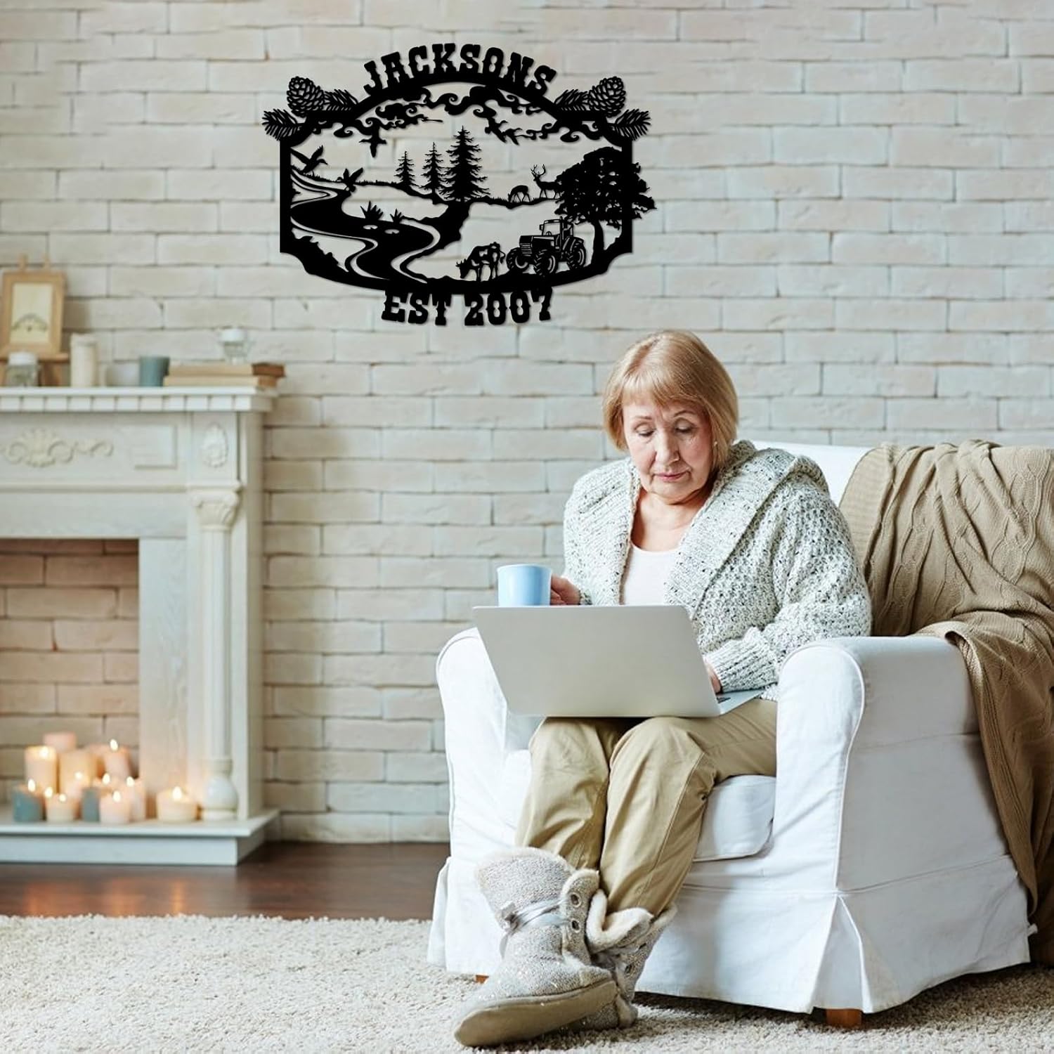 Custom Metal Signs, Personalized Farm House Metal Sign, Metal Wall Decor, Personalized Camping/Wedding Gifts-MetalsignX