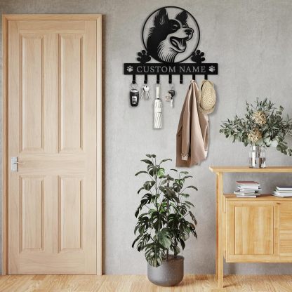 Personalized Key Holder on Wall, Custom Key Hanger Wall Mount with Name-MetalsignX