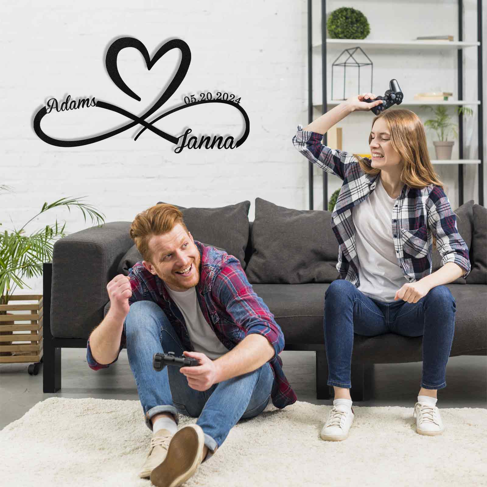 Custom Rustic Wedding Sign - Personalized Metal Decor for Your Wedding Venue-MetalsignX