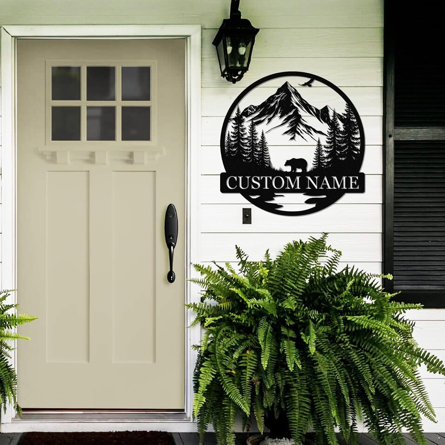 Custom Iron Animal Signs - Personalized Metal Wall Decor with Dragon, Bear, Fox & More-MetalsignX