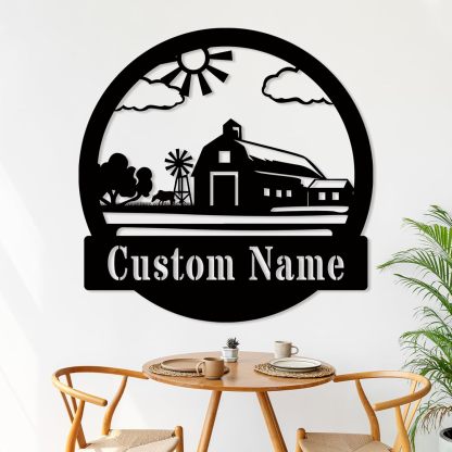 Personalized Butterfly Cabin Sign  | Outdoor Metal Wall Art | Bedroom Wall Decor | Housewarming Wedding Gifts-MetalsignX