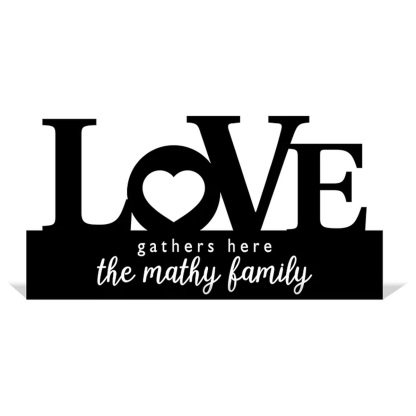  Custom Family Name Plate for Desk, Metal Sign Name Tags, Personalized Desk Accessories-MetalsignX