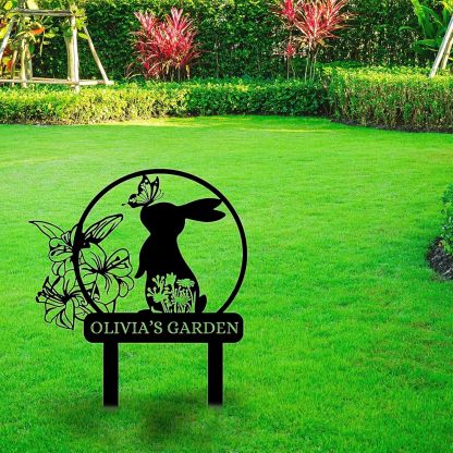 Personalized Garden Signs  | Garden Signs Decorative Outdoor | Gardening Decor Gifts-MetalsignX