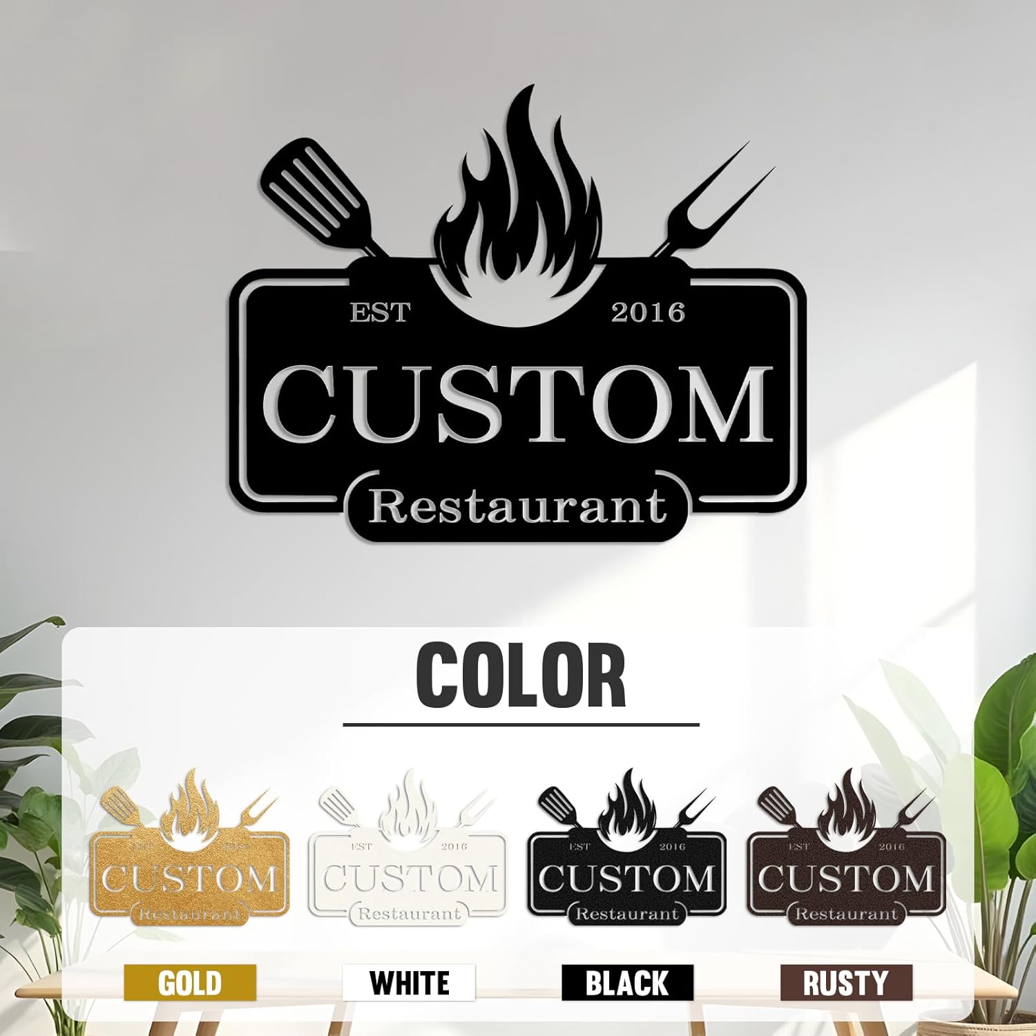 Custom Garden Sign, Vegetable Garden Sign, Personalized Metal Garden Signs for Outdoors-MetalsignX