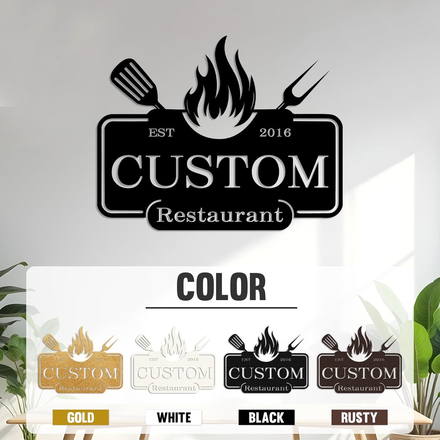 Custom Garden Sign, Vegetable Garden Sign, Personalized Metal Garden Signs for Outdoors-MetalsignX