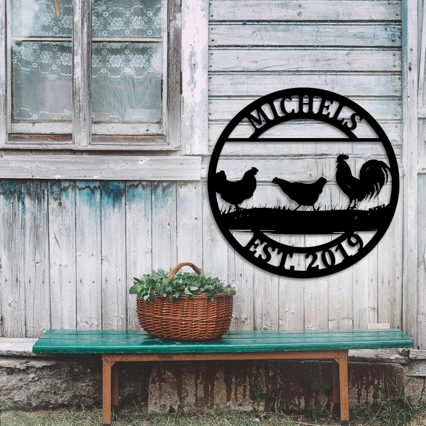 Custom Metal Signs Chicken Coop Signs for Farm Yard Decor-MetalsignX