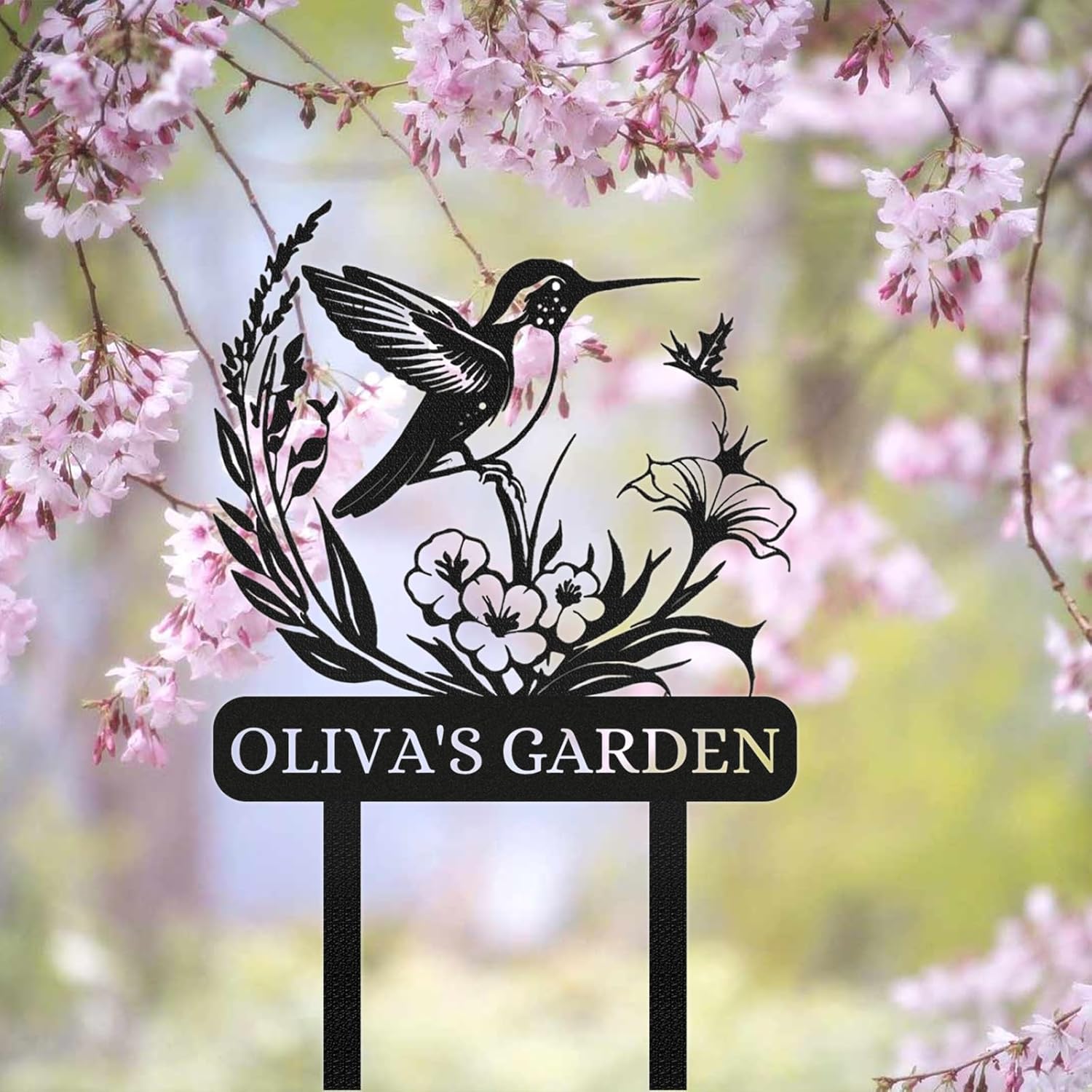 Personalized Garden Signs, Custom Bird Garden Stake Metal Sign-MetalsignX