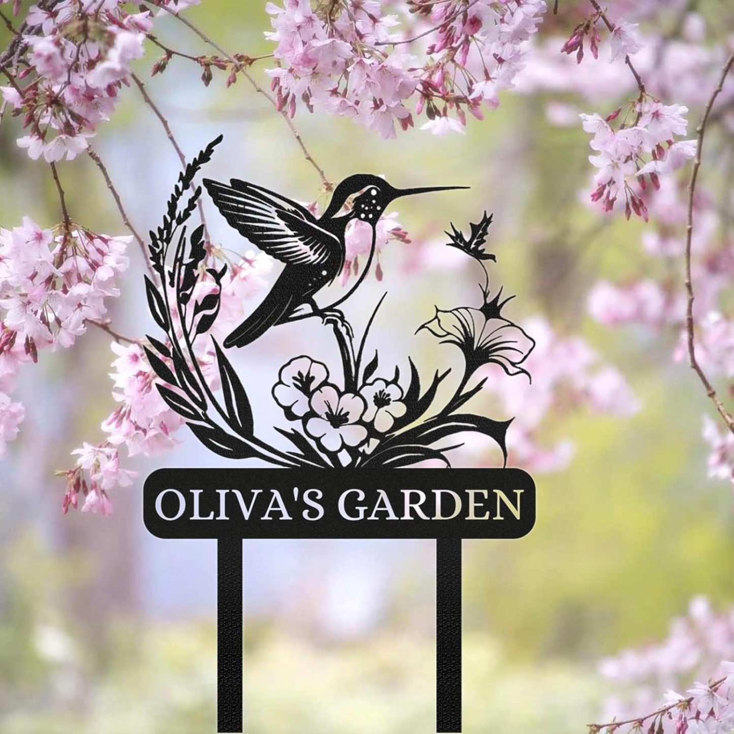 Personalized Garden Signs, Custom Bird Garden Stake Metal Sign-MetalsignX