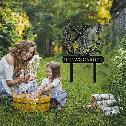 Personalized Garden Signs, Custom Bird Garden Stake Metal Sign-MetalsignX