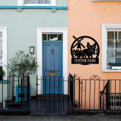 Personalized Antler Metal Cabin Sign | Custom Metal Sign | Family Sign Wall Art | Outdoor Deer Hunter Gift -MetalsignX