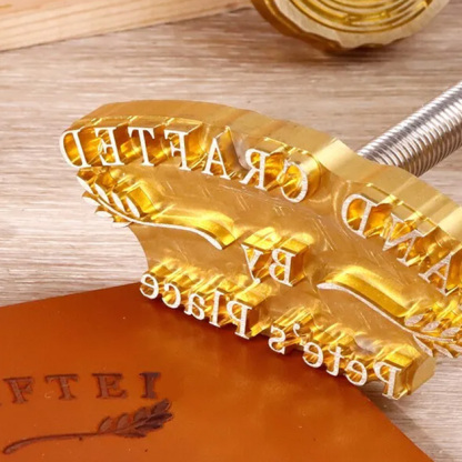 Electric Branding Iron Custom Leather iron branding stamp Personalized cowhide branding iron for Handcrafted wood branding stamp