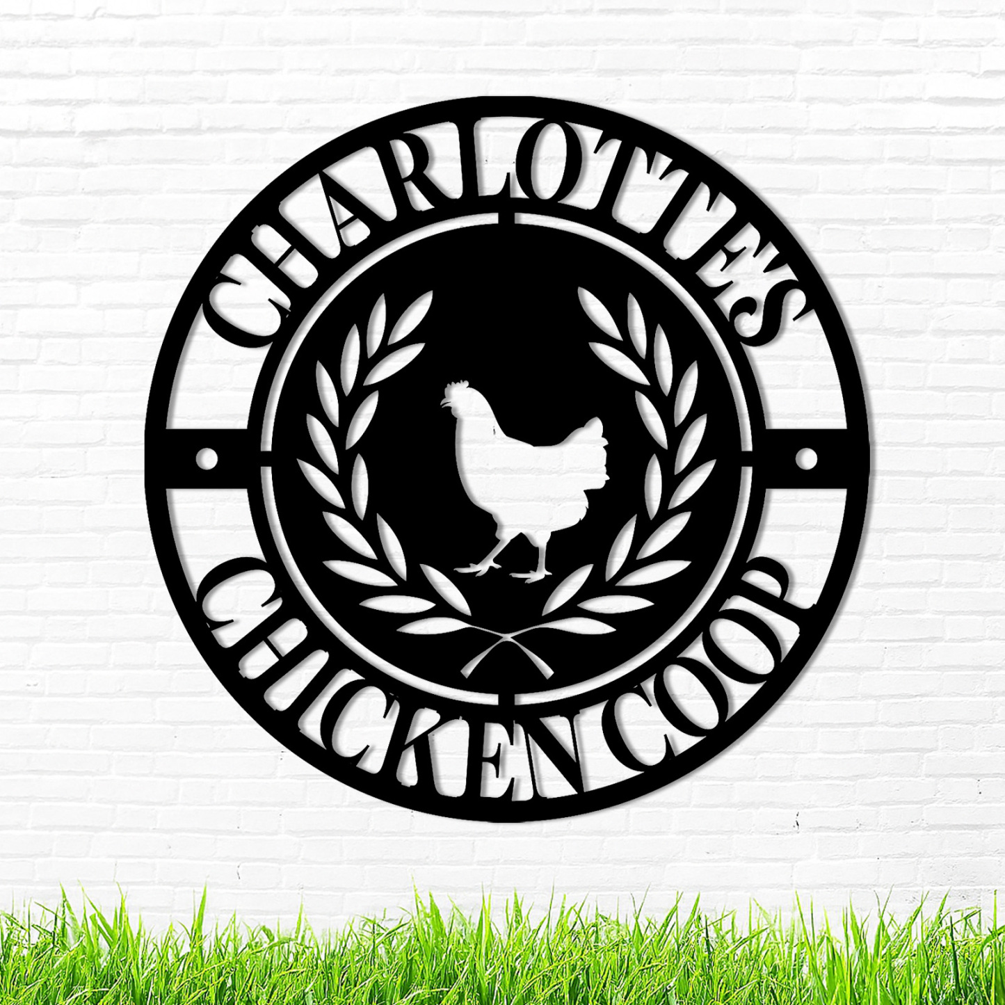 Custom Metal Signs Chicken Coop Signs for Farm Yard Decor 