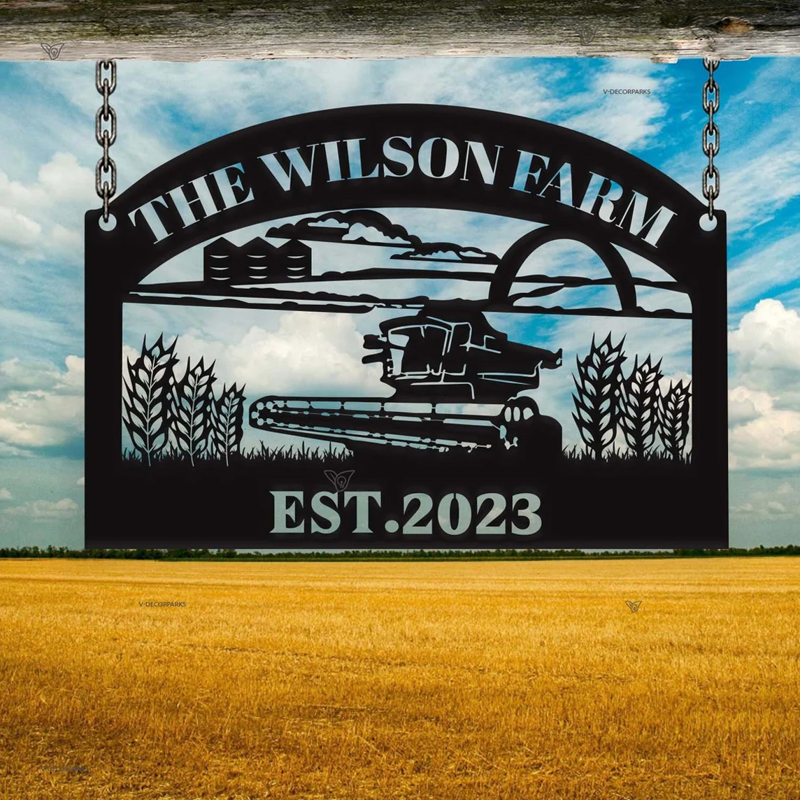 Custom Metal Signs, Personalized Farm House Metal Sign, Metal Wall Decor, Personalized Camping/Wedding Gifts Mothers Day Gifts