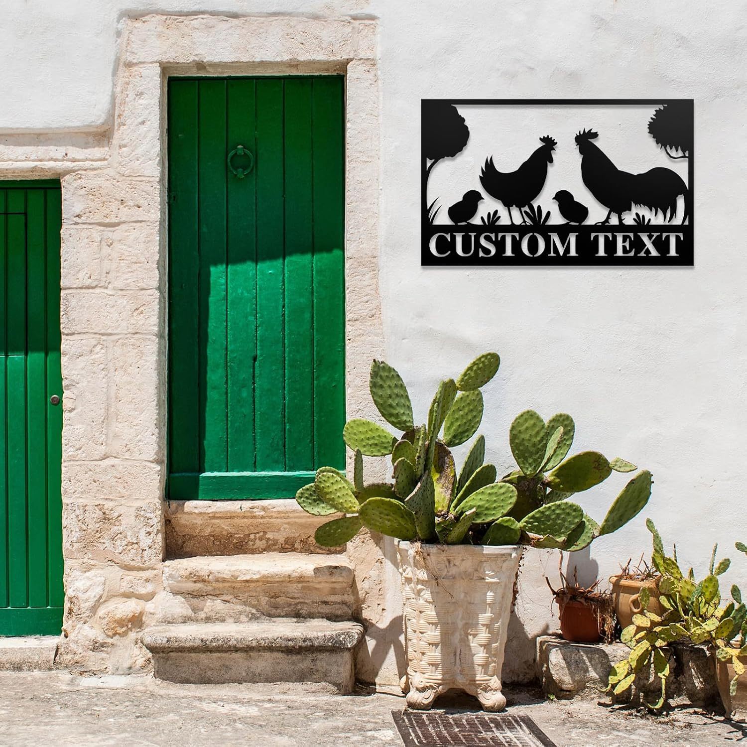 Custom Metal Signs Chicken Coop Signs for Farm Yard Decor-MetalsignX