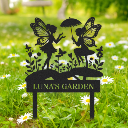 Personalized Garden Stake Metal Sign 