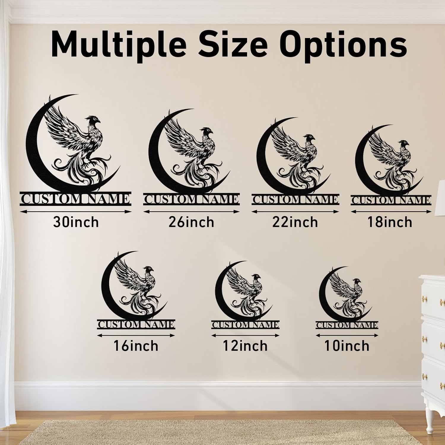 Custom Iron Animal Signs - Personalized Metal Wall Decor with Dragon, Bear, Fox & More-MetalsignX