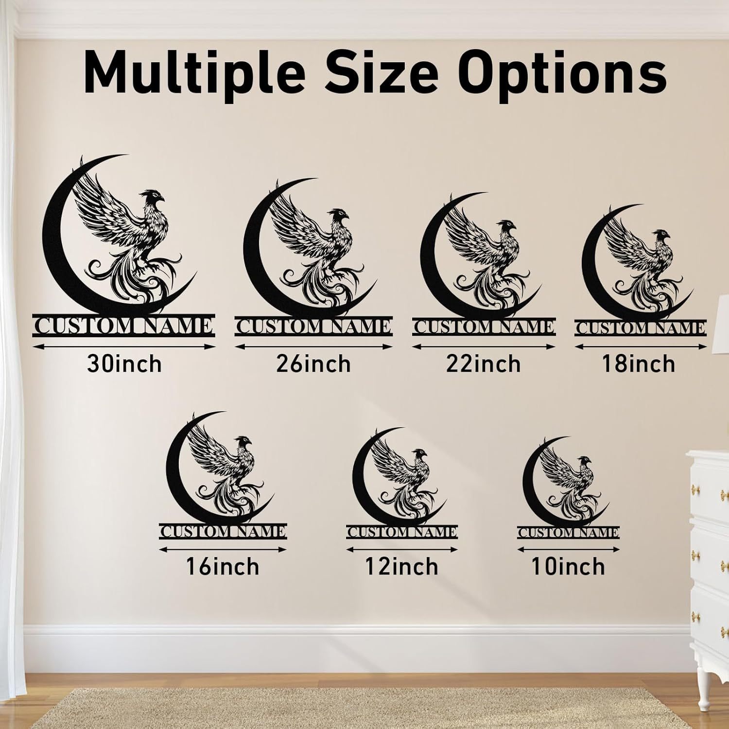 Custom Iron Animal Signs - Personalized Metal Wall Decor with Dragon, Bear, Fox & More-MetalsignX