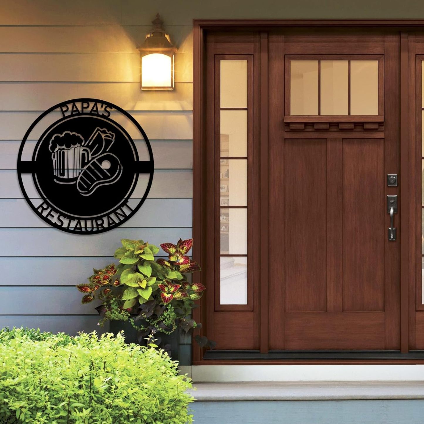 Custom Garden Sign, Vegetable Garden Sign, Personalized Metal Garden Signs for Outdoors-MetalsignX