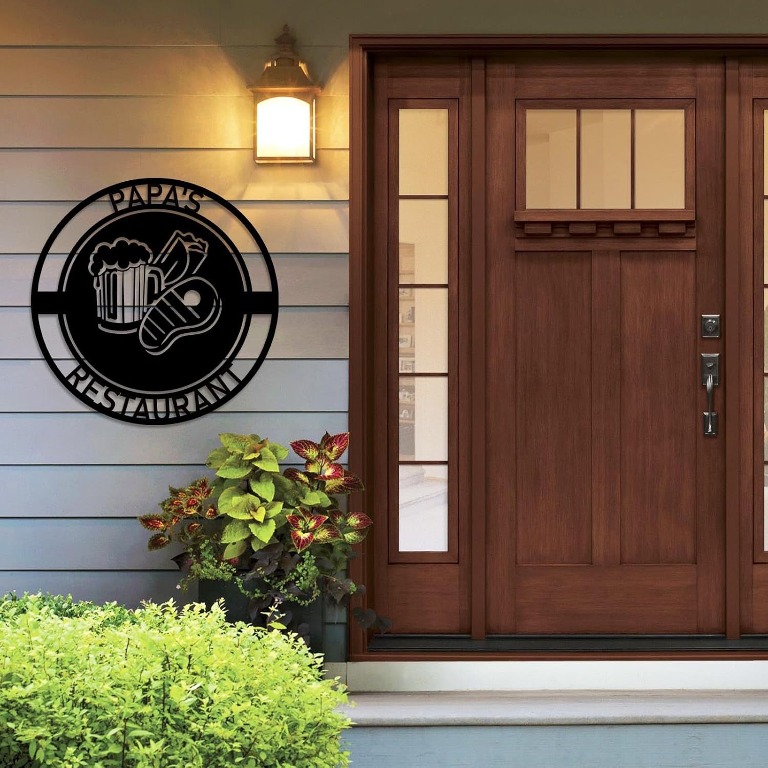 Custom Garden Sign, Vegetable Garden Sign, Personalized Metal Garden Signs for Outdoors-MetalsignX