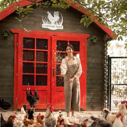 Custom Metal Signs Chicken Coop Signs for Farm Yard Decor-MetalsignX