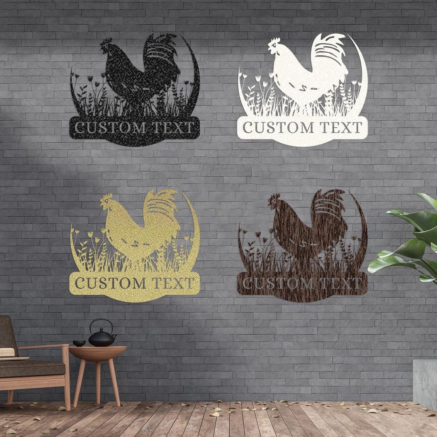 Custom Metal Signs Chicken Coop Signs for Farm Yard Decor-MetalsignX