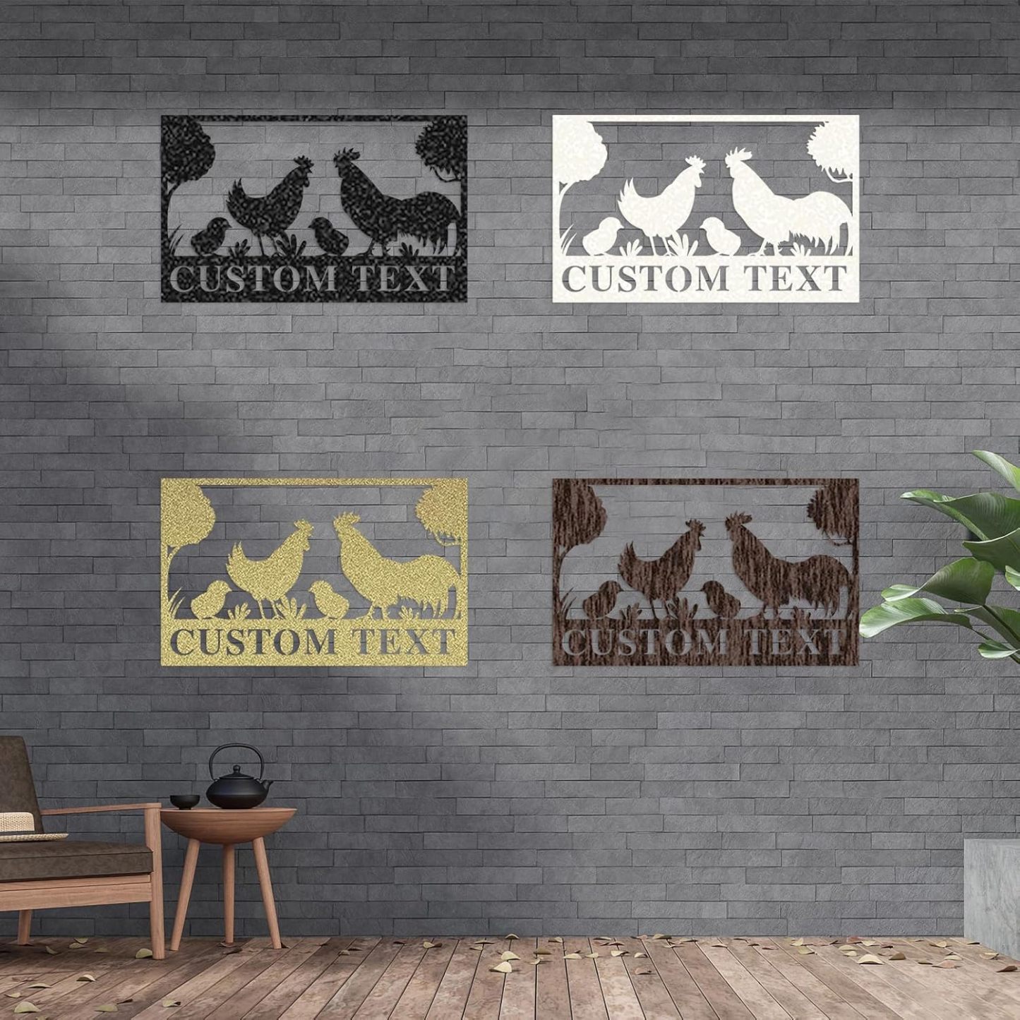 Custom Metal Signs Chicken Coop Signs for Farm Yard Decor-MetalsignX