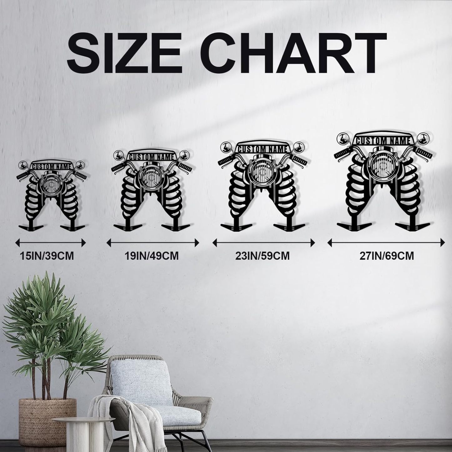 Custom Metal Motorcycle Helmet Holder Wall Mount-MetalsignX