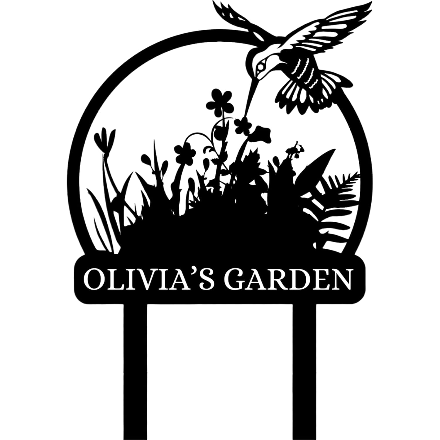 Personalized Garden Signs  | Garden Signs Decorative Outdoor | Gardening Decor Gifts-MetalsignX