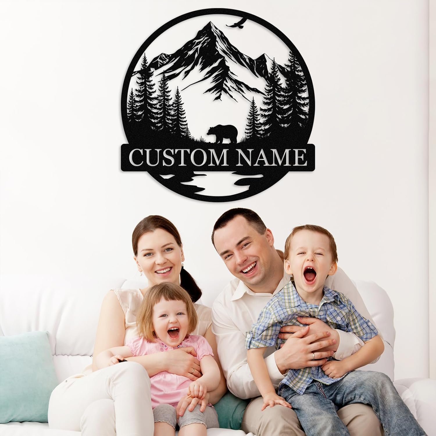Custom Iron Animal Signs - Personalized Metal Wall Decor with Dragon, Bear, Fox & More-MetalsignX