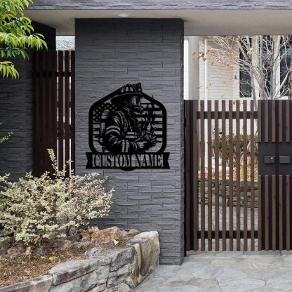 Personalized Beach Metal Sign, Custom Flamingo Metal Name Sign-MetalsignX